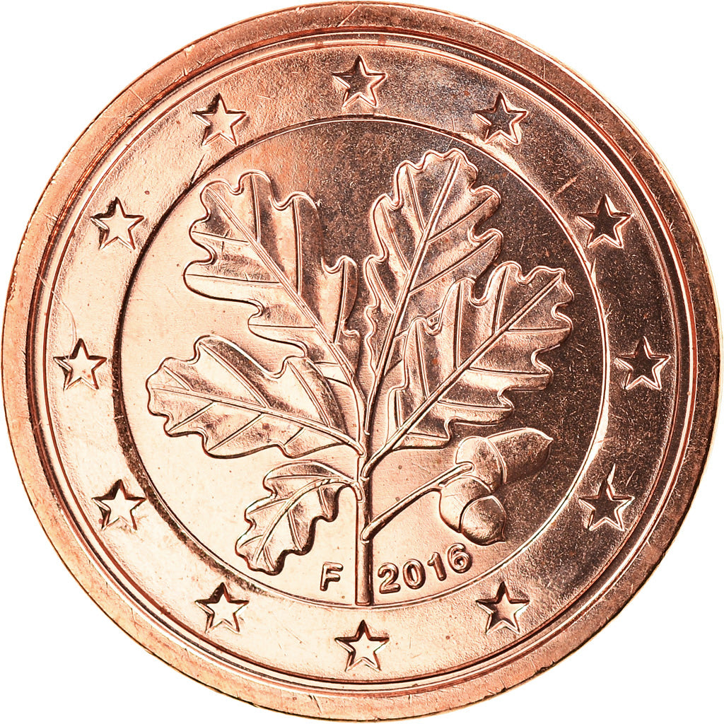 NEMECKO - BUNDESREPUBLIK, 
  
  2 euro centy, 
  
  2016