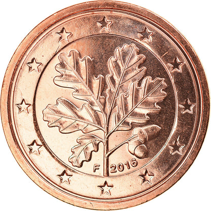 NEMECKO - BUNDESREPUBLIK, 
  
  2 euro centy, 
  
  2016