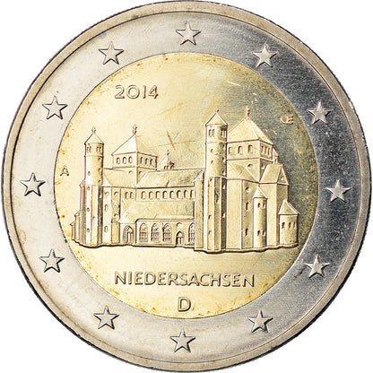 NEMECKO - BUNDESREPUBLIK, 
  
  2 eurá, 
  
  Niedersachsen